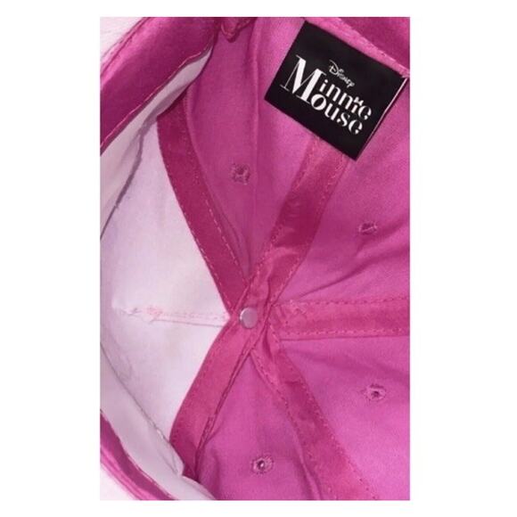 Disney Minnie Mouse Pink Girls Youth Adjustable Hat - Picture 2 of 3